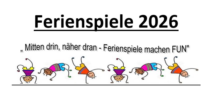 Eine Zeichnung mit spielenden Kindern 