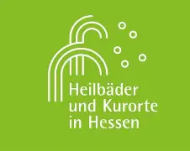 Güner Untergrund mit Schriftzug Heilbäder und Kurorte in Hessen